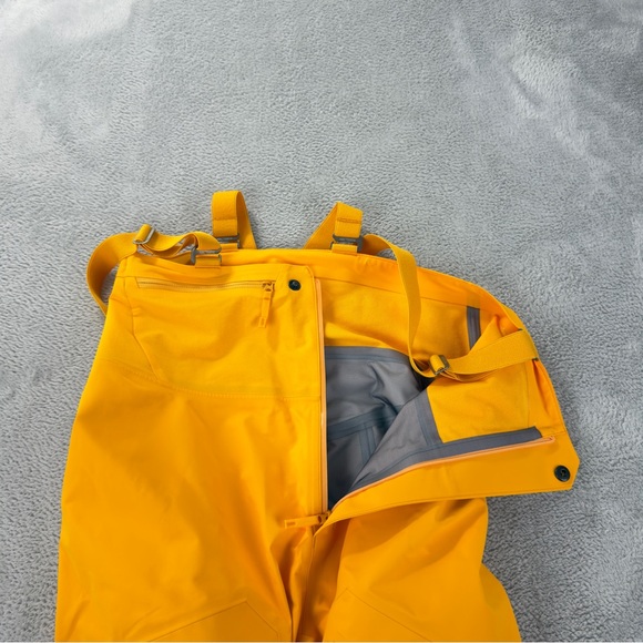 Arc'teryx NWT Women's Size 0 Rush Gore-tex Bib Pants Yellow Gorpcore 5898 Model - Picture 10 of 16